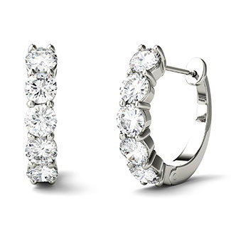 Mossanite Earings