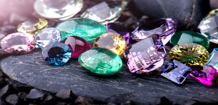 Colored gemstones