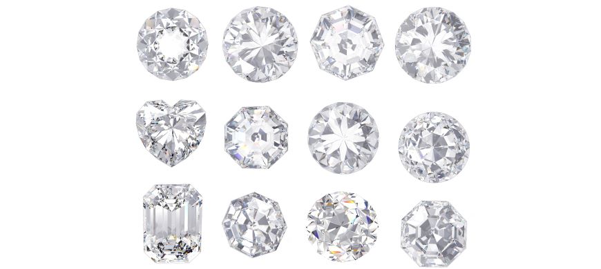 Different diamond shapes