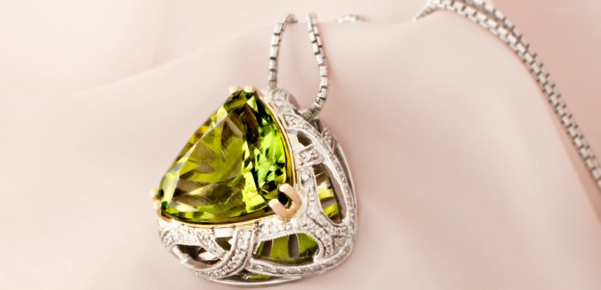 Peridot necklace