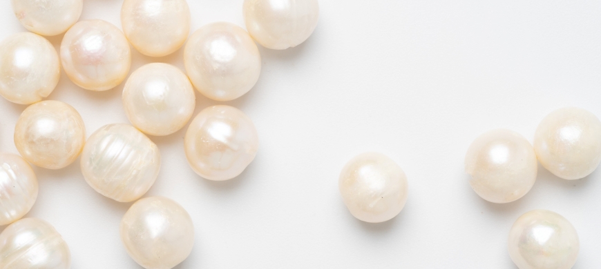 Picture of natural pearls