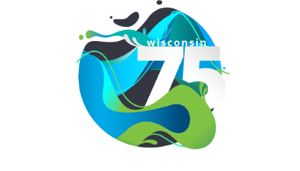 Wisconsin 75 logo