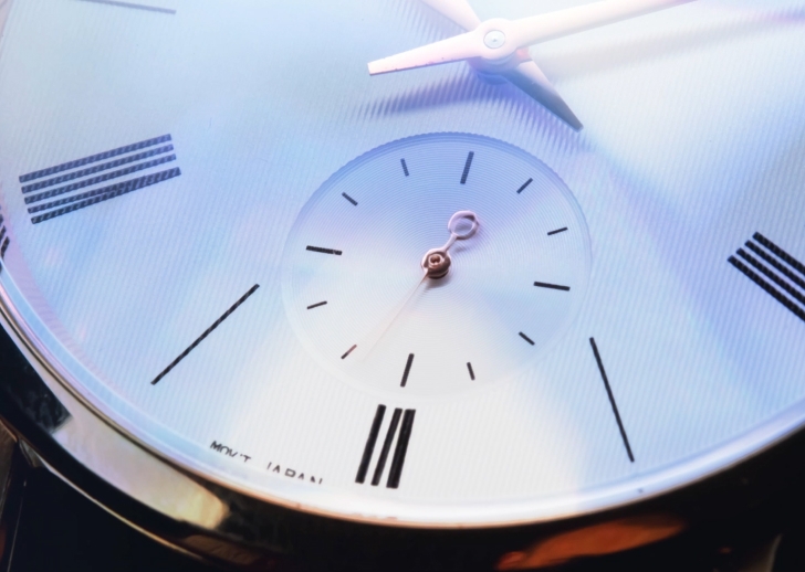 Close up of watch